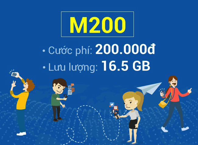 Hướng dẫn đăng ký gói M200 của Mobifone với ưu đãi khủng.