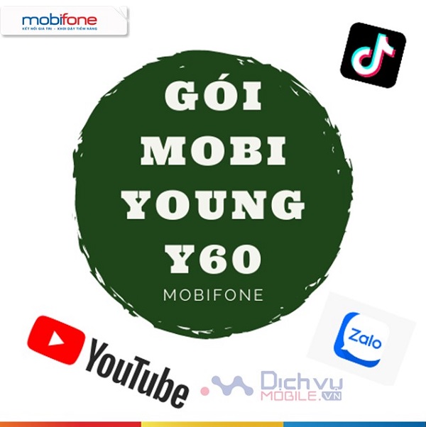 Cách đăng ký gói cước Y60 Mobifone ưu đãi 5GB và free dùng Tiktok, Zalo, Youtube